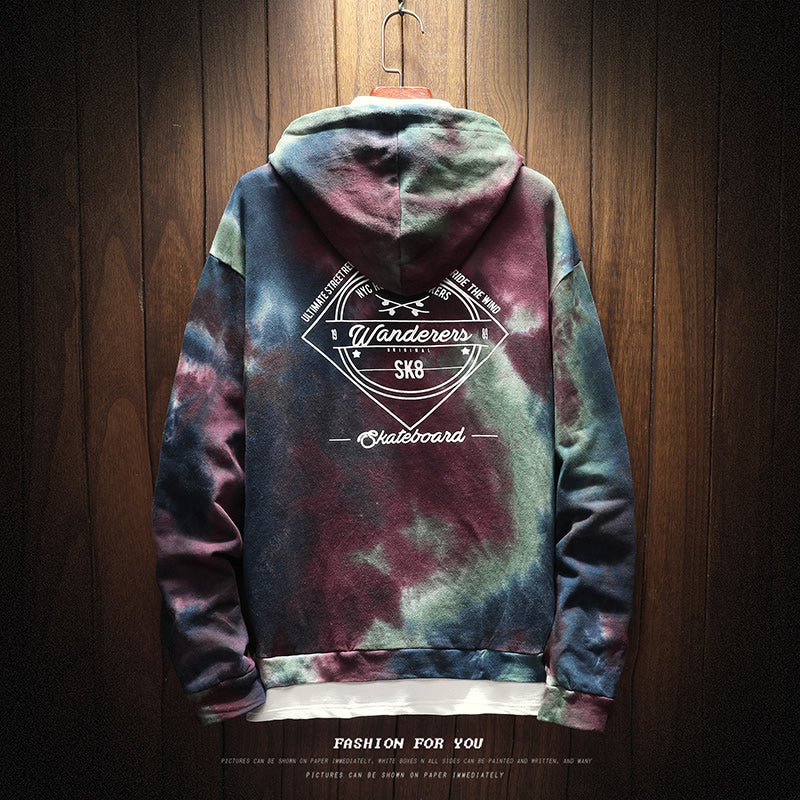 shark Hoodie Men fashion Hoodies mens Clothes patchwork sweatshirt